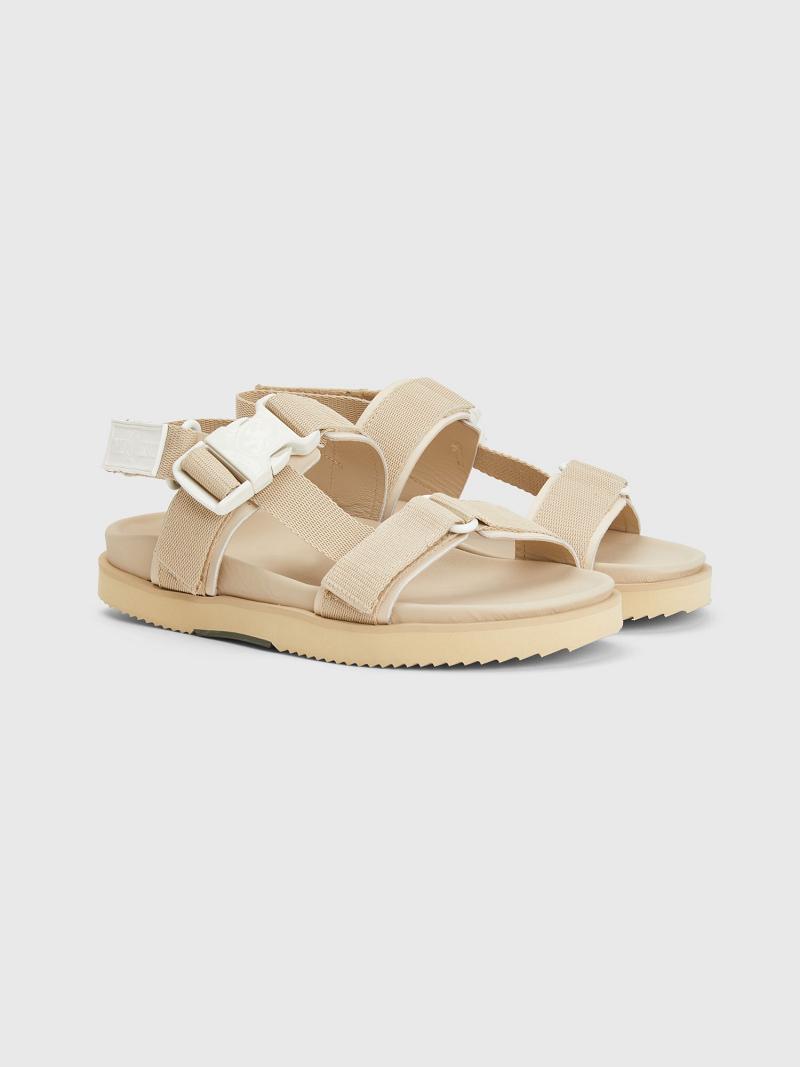 Férfi Tommy Hilfiger Travel Sandal Barna | HU 1438ILH